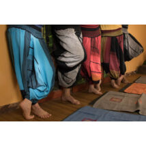 Ilyen a Bharata Bő jóga nadrág, indiai nadrág női-férfi, aladdin nadrág, indiai háremnadrág
