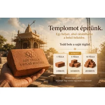 Templomot építünk. Tedd bele a saját téglád.